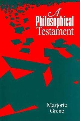 Book cover for A Philosophical Testament