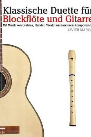 Cover of Klassische Duette F r Blockfl te Und Gitarre