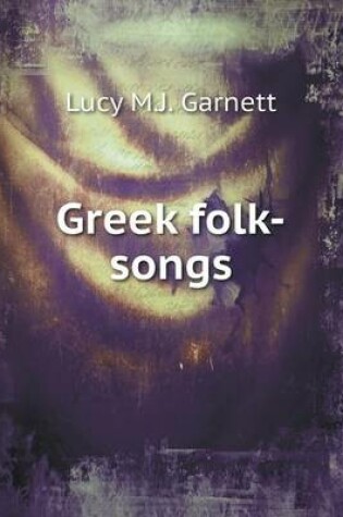 Cover of Greek folk-songs