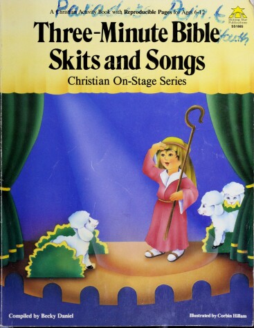 Book cover for 3-Minute Bible Skits and Songs