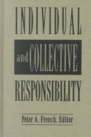 Cover of Individual and Collective Responsibility