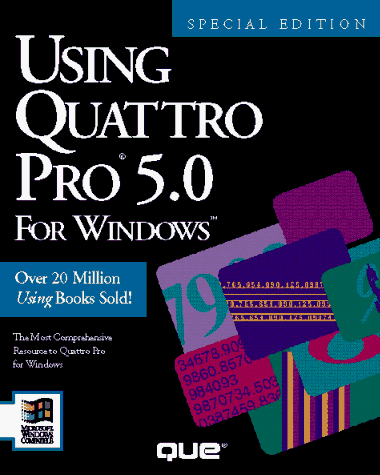 Book cover for Using Quattro Pro 2.0 for Windows