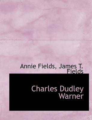 Book cover for Charles Dudley Warner