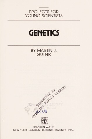 Cover of Genetics