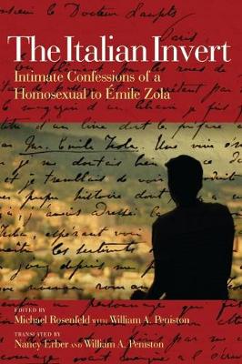 Book cover for The Italian Invert - Intimate Confessions of a Homosexual to Emile Zola