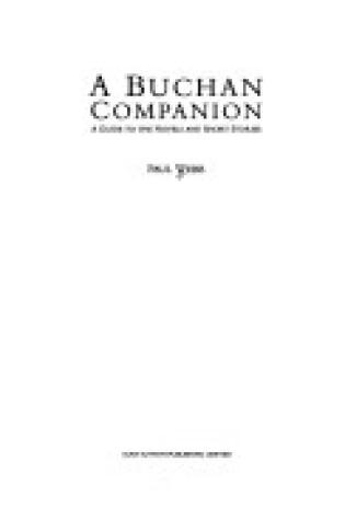 Cover of A Buchan Companion