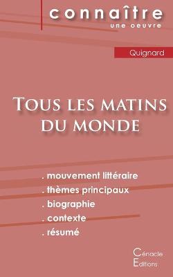 Book cover for Fiche de lecture Tous les matins du monde (Analyse litteraire de reference et resume complet)