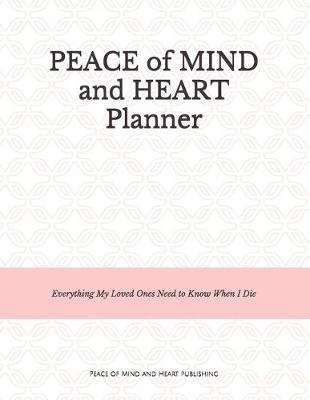 Book cover for Peace of Mind and Heart Planner