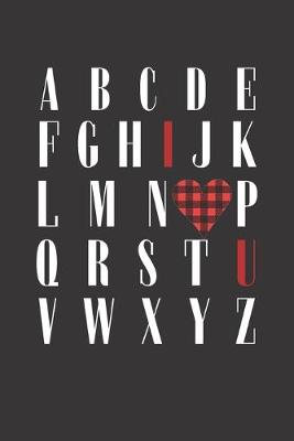 Book cover for ABC I Love You Buffalo Plaid Heart
