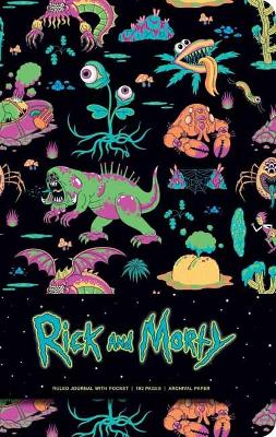 Cover of Rick and Morty Deluxe Hardcover Ruled Journal