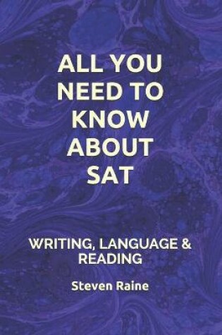 Cover of All You Need to Know about the SAT