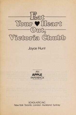 Cover of Eat Your Heart out, Victoria Chubb