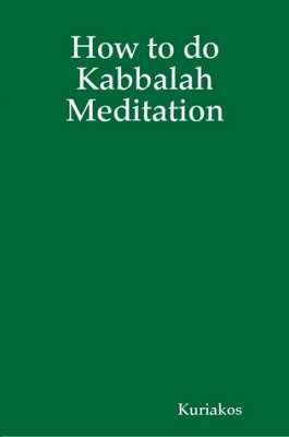 Book cover for How to Do Kabbalah Meditation