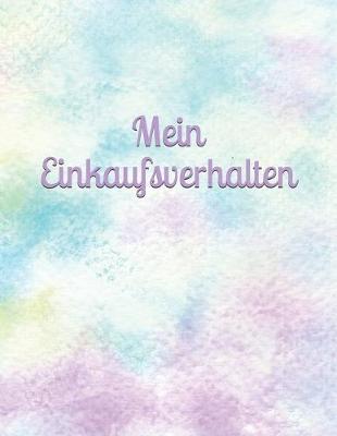 Book cover for Mein Einkaufsverhalten