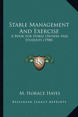 Book cover for Stable Management and Exercise Stable Management and Exercise