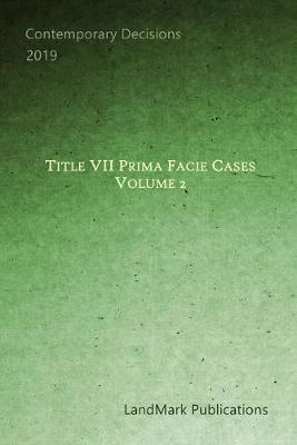 Book cover for Title VII Prima Facie Cases