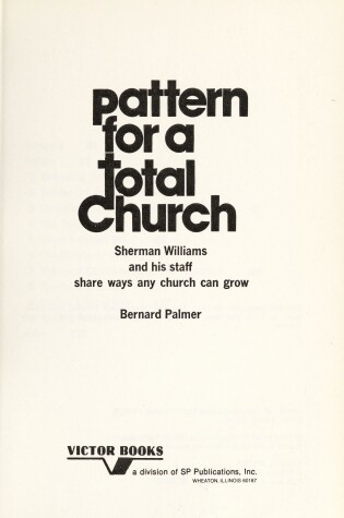 Cover of Pattern for a Total Church