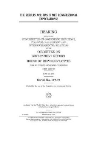 Cover of The Results Act