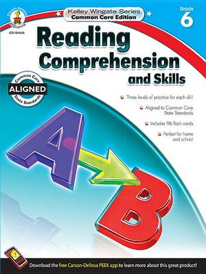 Book cover for Reading Comprehension and Skills, Grade 6