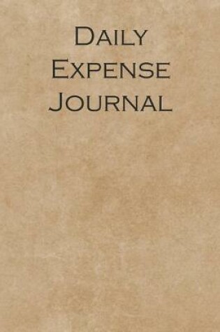 Cover of Daily Expense Journal