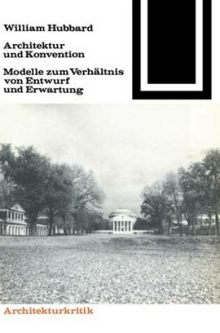 Cover of Architektur Und Konvention