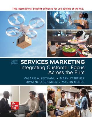 Book cover for Services Marketing: Integrating Customer Focus Across the Firm ISE