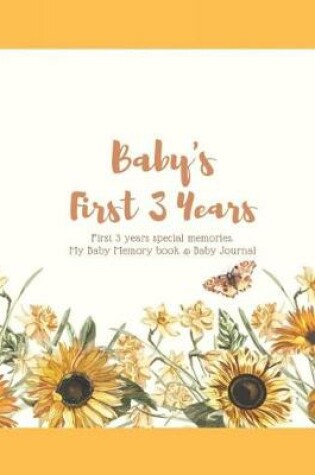 Cover of Baby's First 3 Years