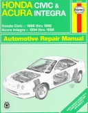 Book cover for Honda Civic and Acura Integra Automotive Repair Manual