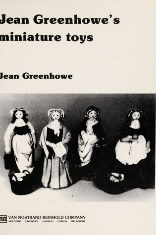 Cover of Jean Greenhowe's Miniature Toys