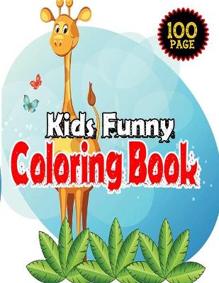 Book cover for Kids Funny Coloring Book