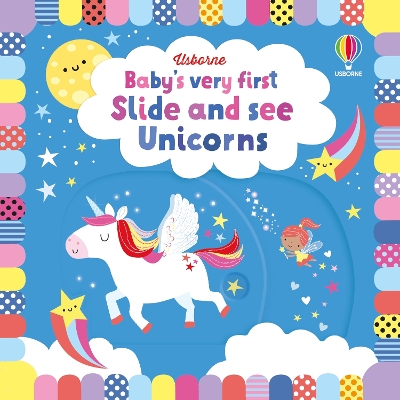 Book cover for Baby's Very First Slide and See Unicorns