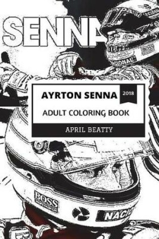 Cover of Ayrton Senna Adult Coloring Book