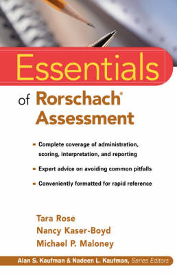 Book cover for Essentials of Rorschach Assessment