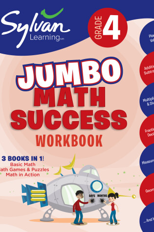 Cover of 4th Grade Jumbo Math Success Workbook