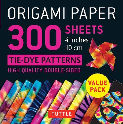 Book cover for Origami Paper 300 sheets Tie-Dye Patterns 4 inch (10 cm)