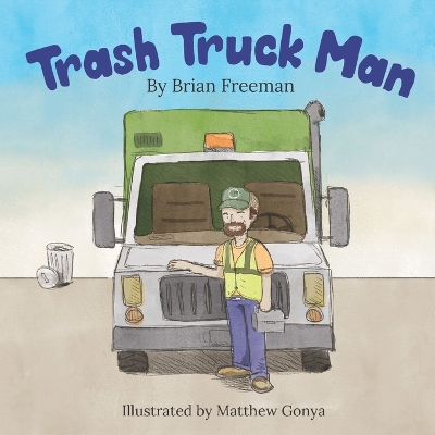 Book cover for Trash Truck Man