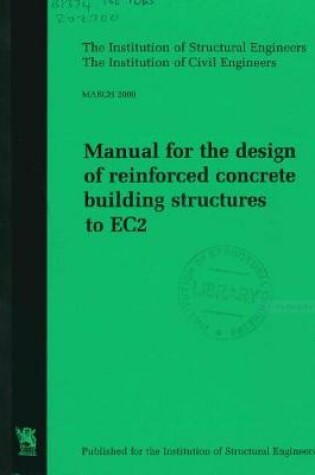 Cover of Manual for the design of reinforced concrete building structures to EC2