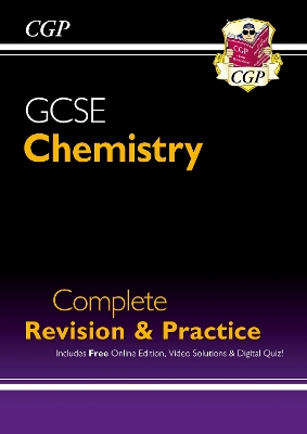 Cover of GCSE Chemistry Complete Revision & Practice includes Online Ed, Videos & Quizzes