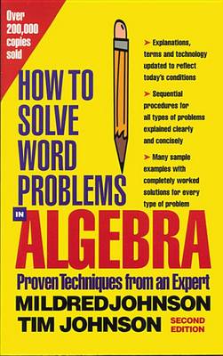 Book cover for EBK How to Solve Word Problems in Algebr