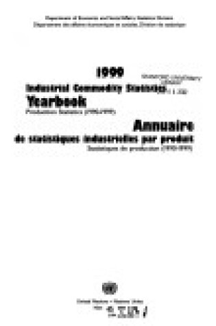 Cover of 1999 Industrial Commodity Statistics Yearbook