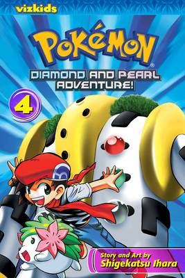 Book cover for Pokémon Diamond and Pearl Adventure!, Vol. 4