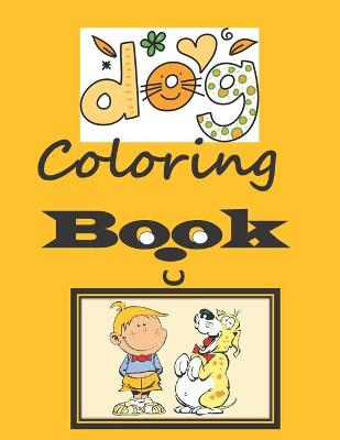 Book cover for Dog Coloring Book