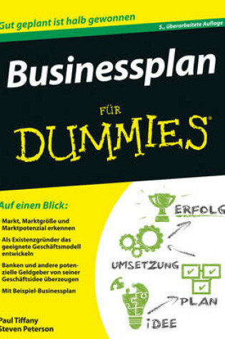 Cover of Businessplan für Dummies