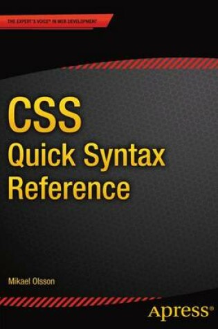 Cover of CSS Quick Syntax Reference