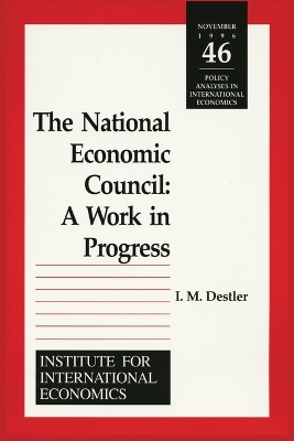 Book cover for The National Economic Council – A Work in Progress