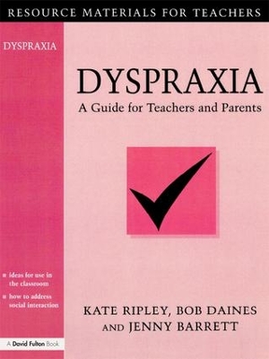 Book cover for Dyspraxia