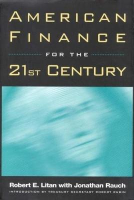 Book cover for American Finance for the 21st Century