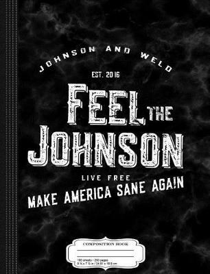 Book cover for Vintage Feel the Johnson Composition Notebook