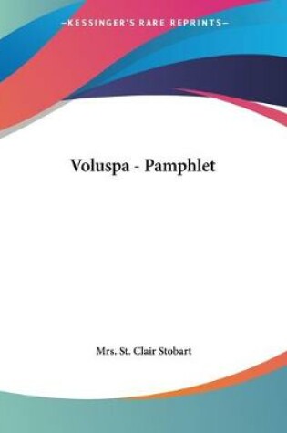 Cover of Voluspa - Pamphlet
