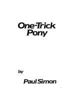 Book cover for One-Trick Pony